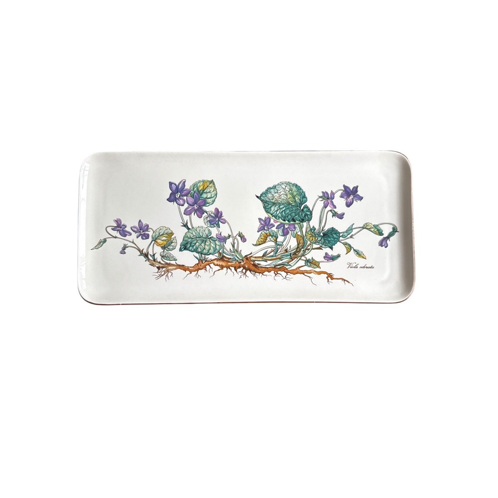 Villeroy & Boch Viola Sandwich Tray Platter Botanical Violets Germany
